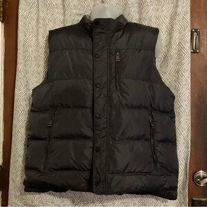 Orvis Green Down Puffer Quilted Vest Size Large
